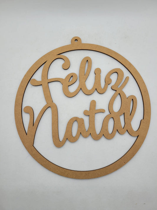 Aro Mdf Feliz Natal