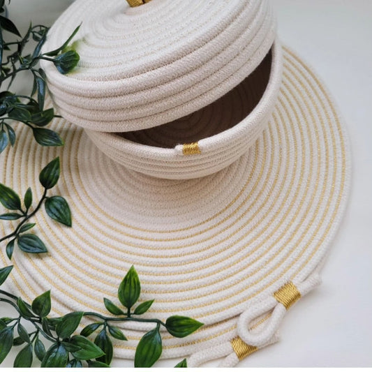 Table Trivet and Bread Basket set